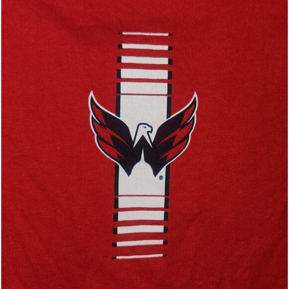 Reebok Washington Capitals NHL Hockey T Shirt Mens MEDIUM  Red Short Sleeve   B2 - Picture 7 of 11
